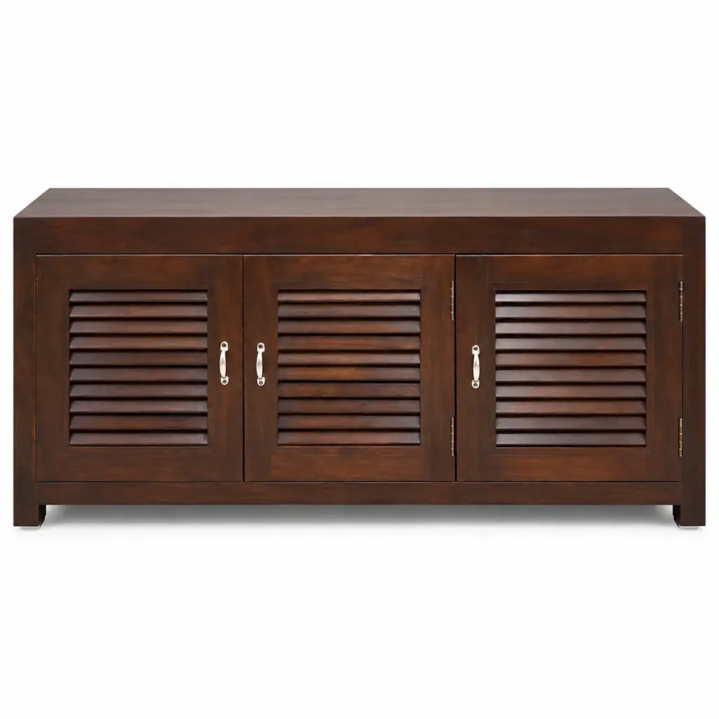Louvred Shoe Cabinet — photo 1