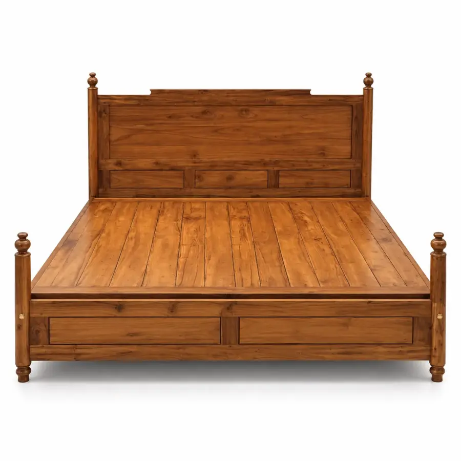 Low Panel Post Bed