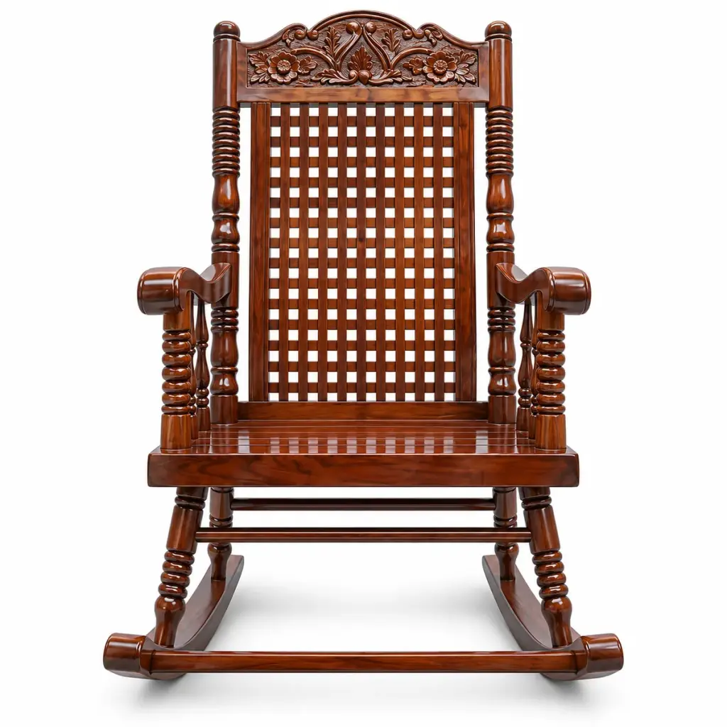 Mahogany Lattice Rocker — photo 1
