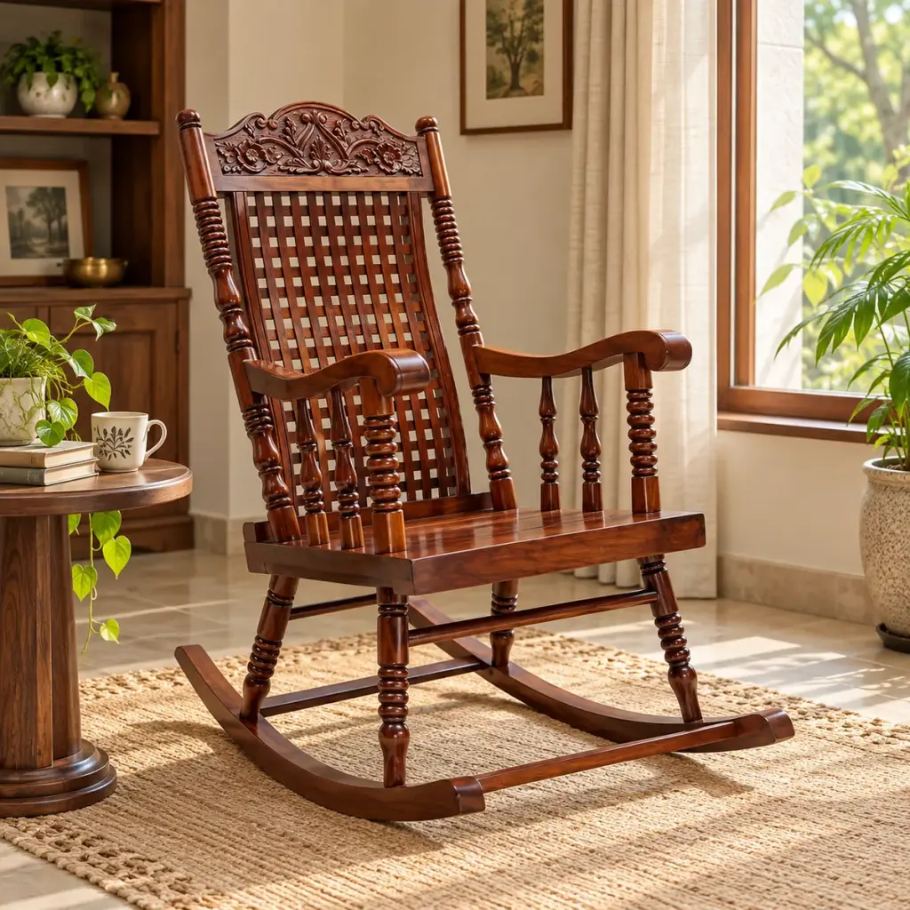 Mahogany Lattice Rocker — photo 3