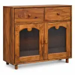 Mesh-Door Crockery Sideboard – solid teak, Teakwood Factory