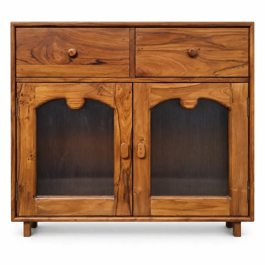 Mesh-Door Crockery Sideboard