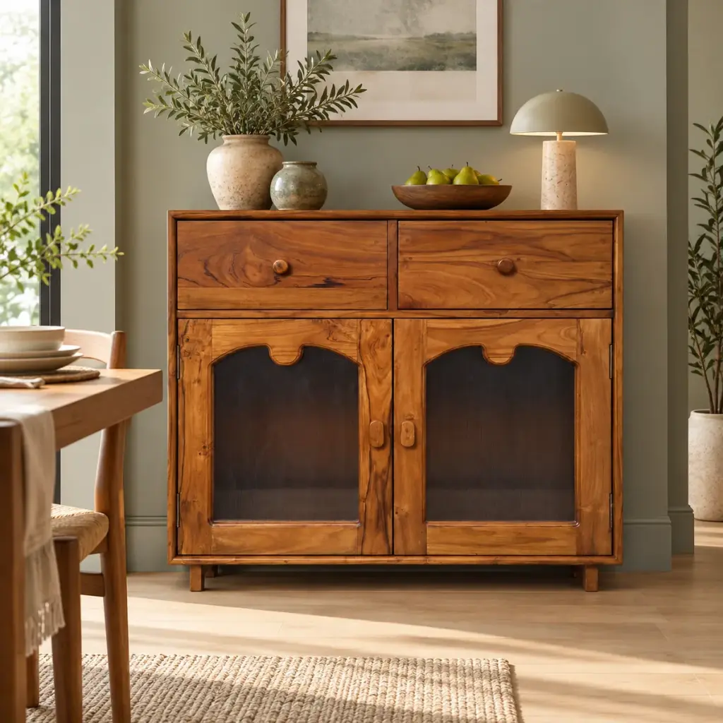 Mesh-Door Crockery Sideboard — photo 3