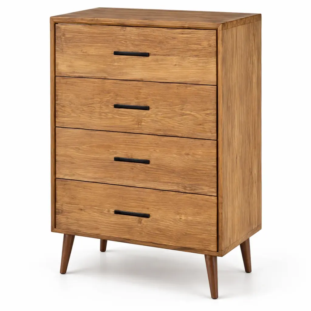 Mid-Century Bar-Pull Chest — photo 2