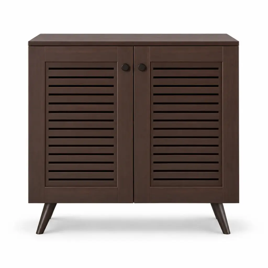 Mid-Century Shoe Cabinet — photo 1