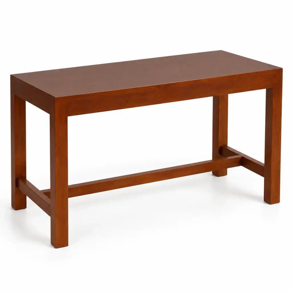 Minimal Teak Study Table — photo 2