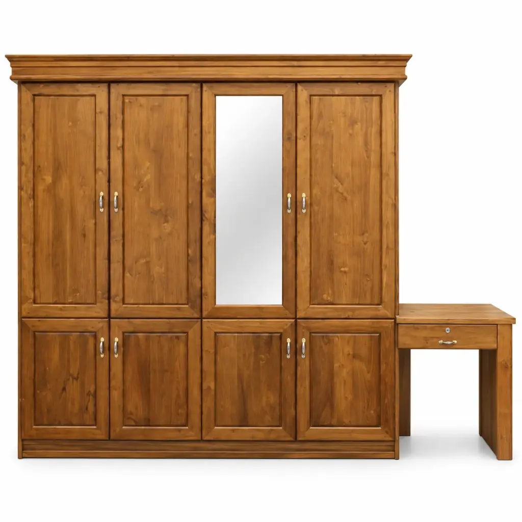 Mirror Hutch with Desk — photo 1