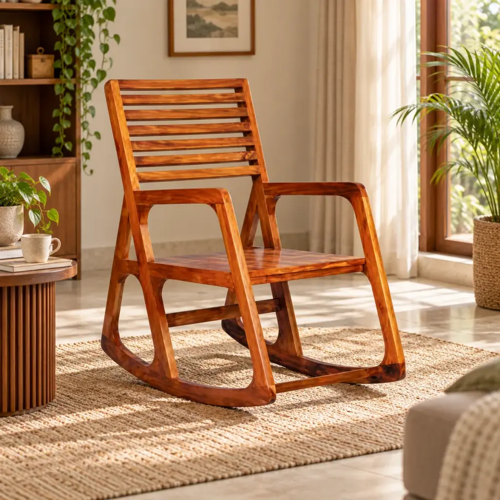 Modern Slatted Rocker — photo 3