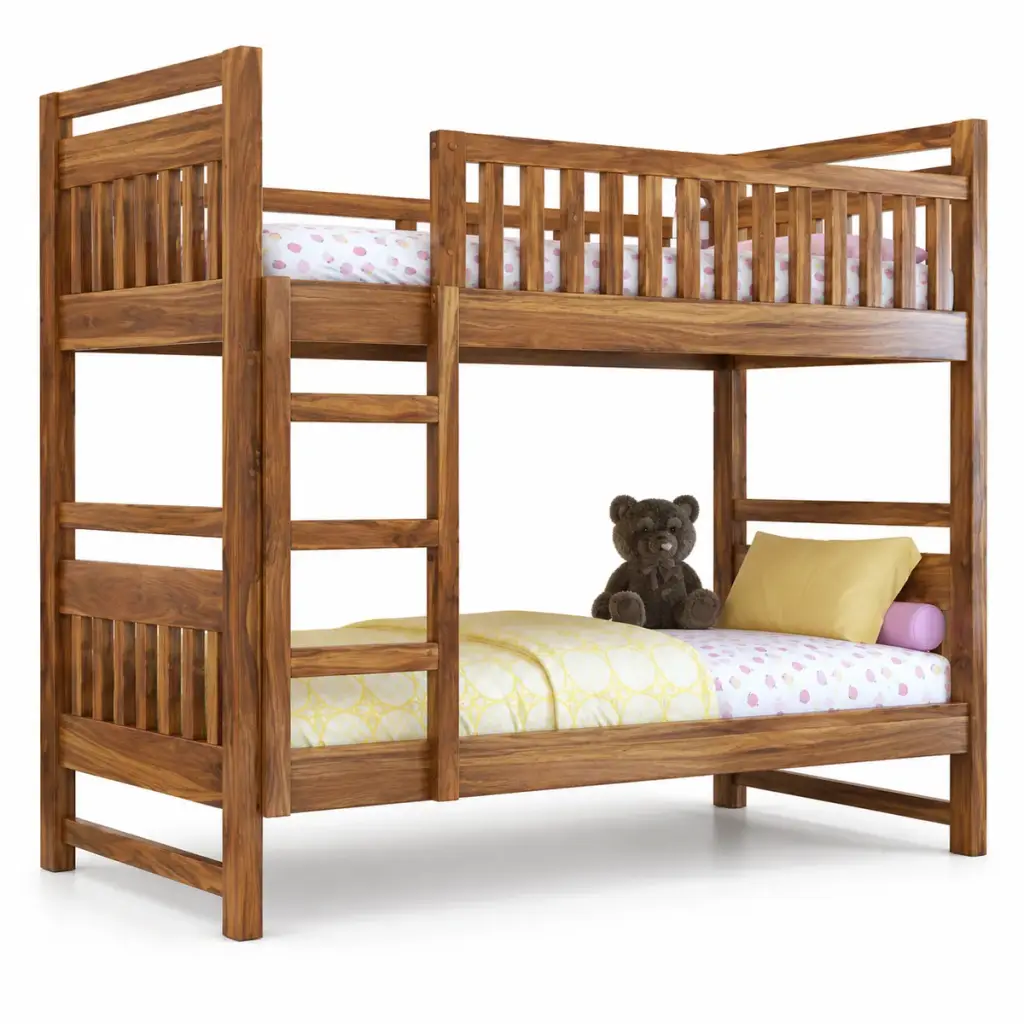 Natural Teak Bunk Bed — photo 2