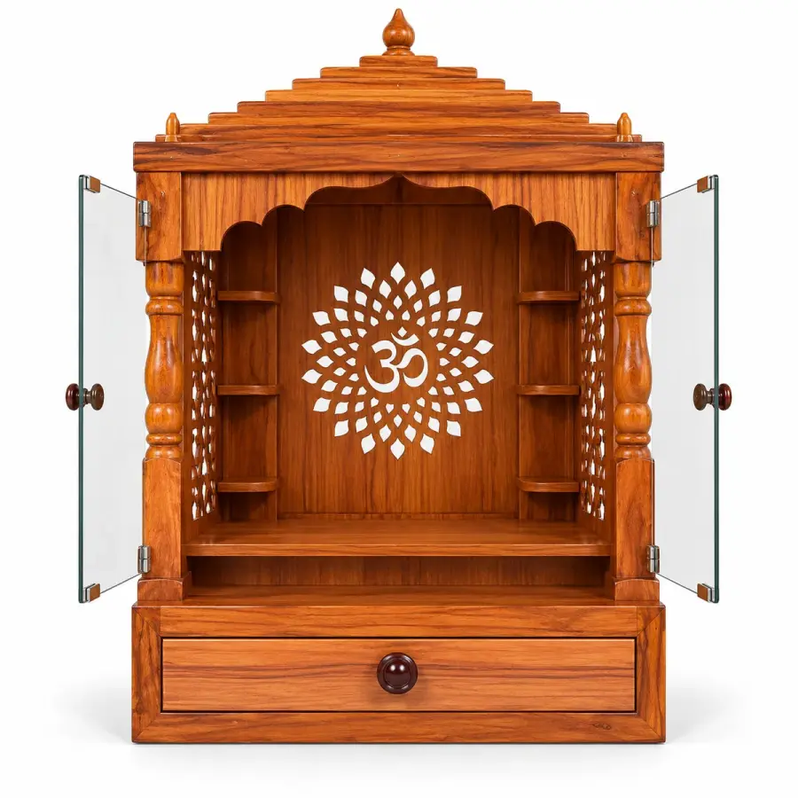 Om Back-Panel Arch Mandir