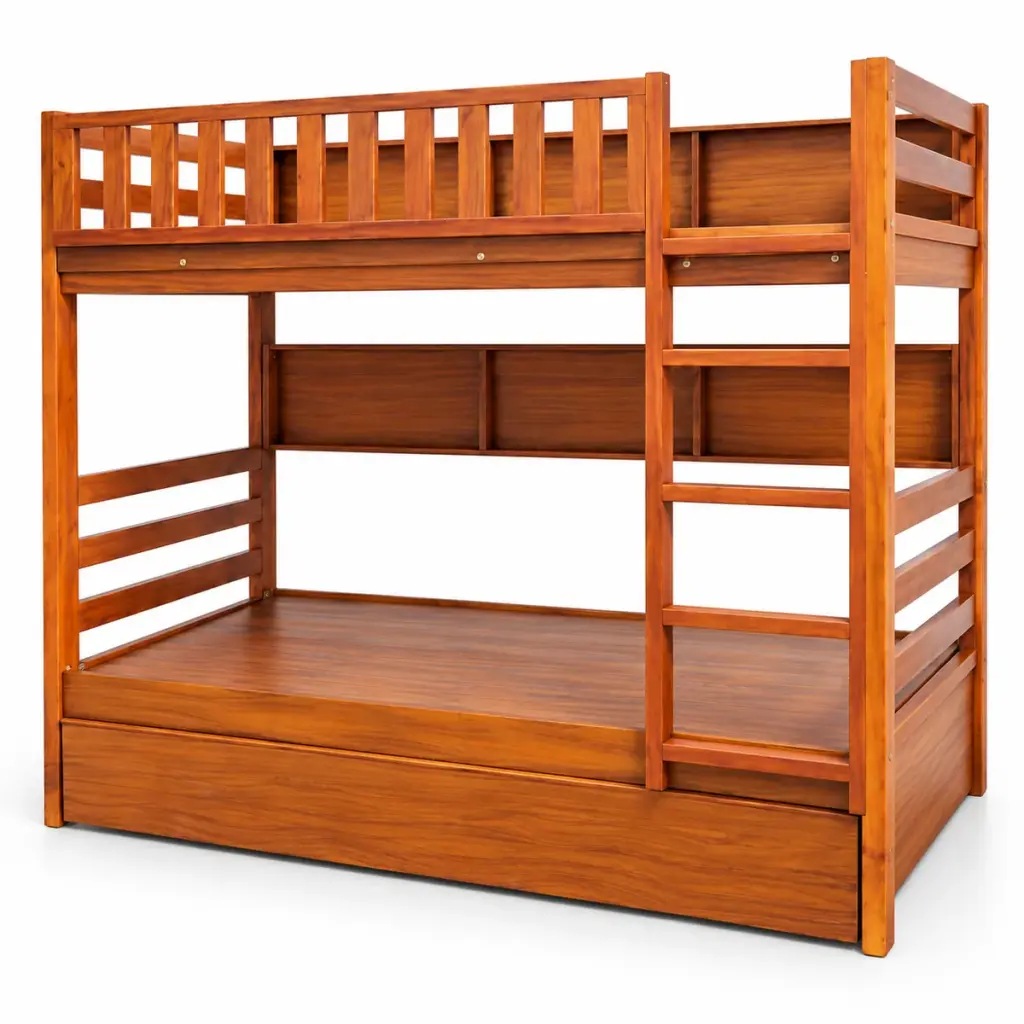 Panel-Back Storage Bunk Bed — photo 2