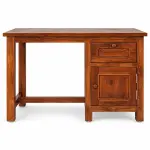 Panel Pedestal Study Desk – solid teak, Teakwood Factory