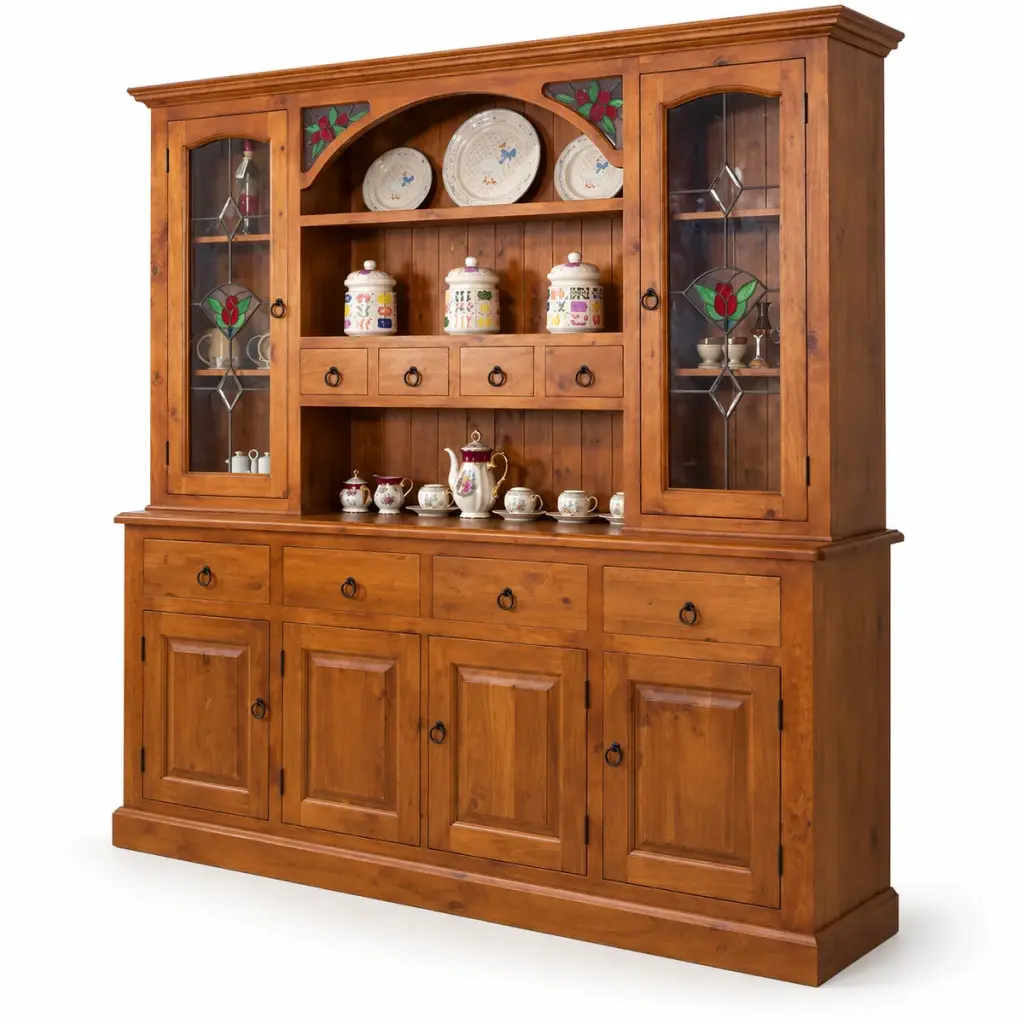 Plate-Rack Dresser Hutch — photo 2
