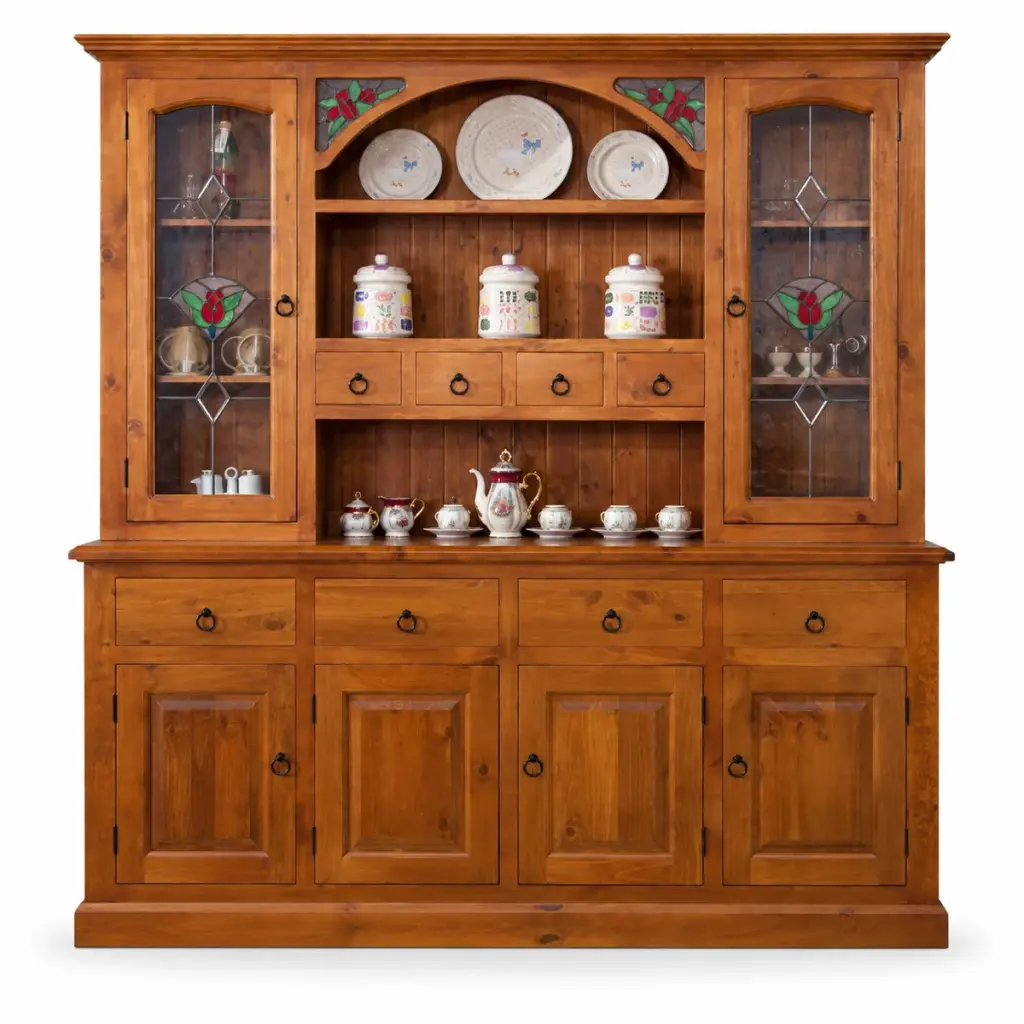 Plate-Rack Dresser Hutch — photo 1