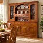 Plate-Rack Dresser Hutch – solid teak, Teakwood Factory