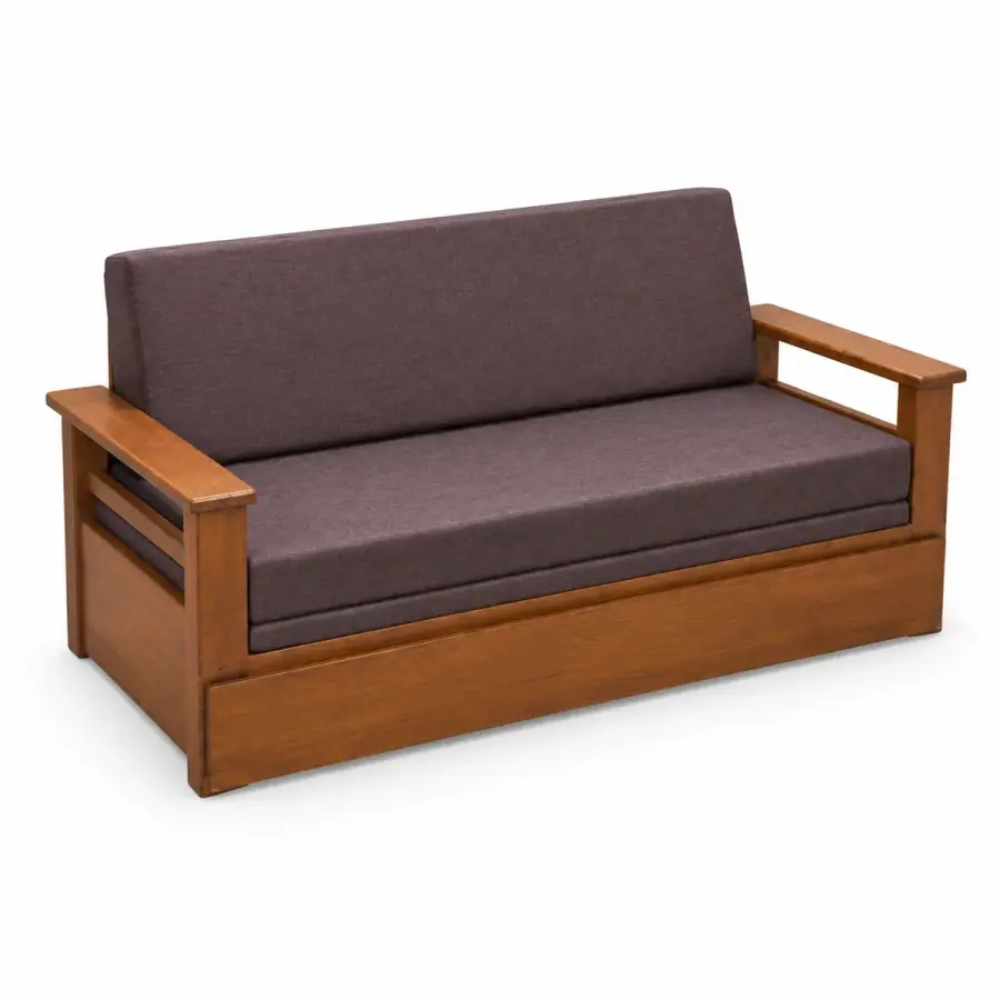 Plum Cushion Sofa Bed