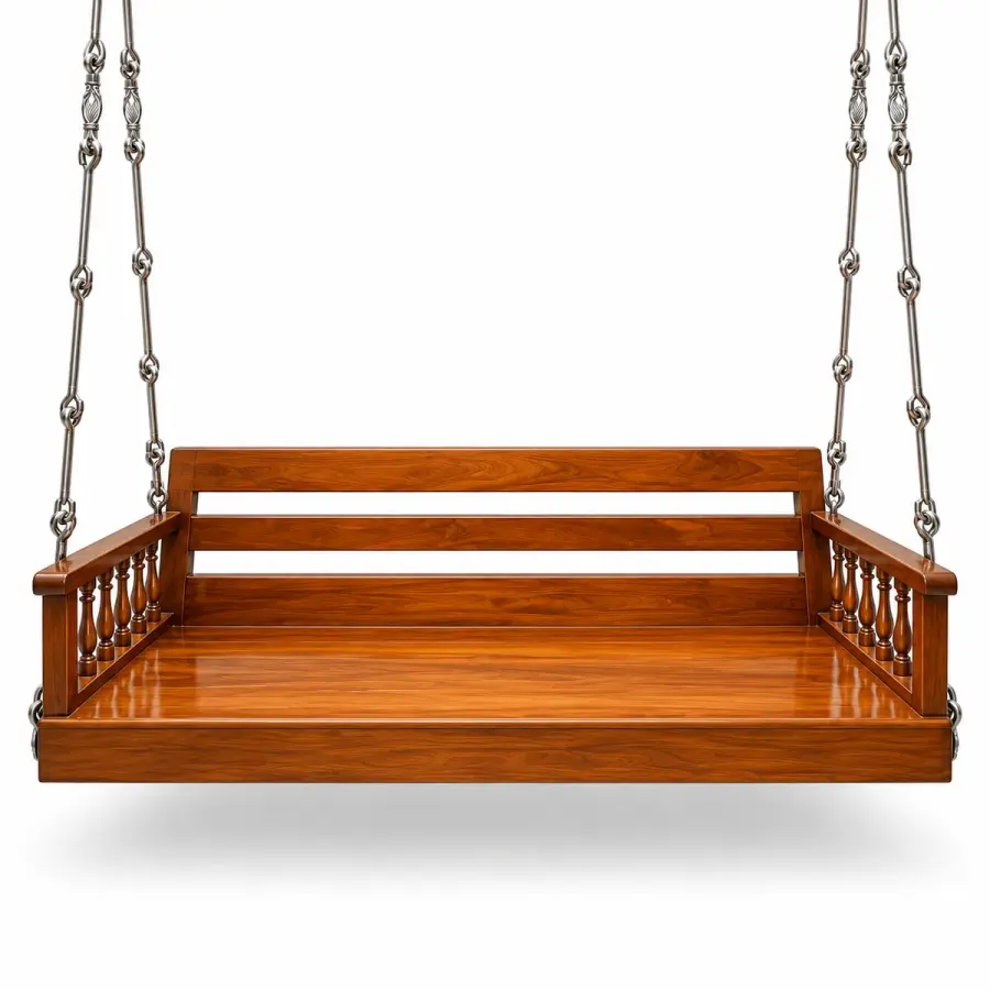 Railed Hanging Bench Swing