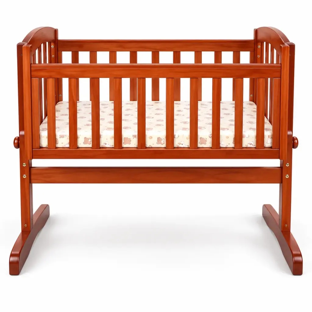 Red Teak Swing Cradle — photo 1