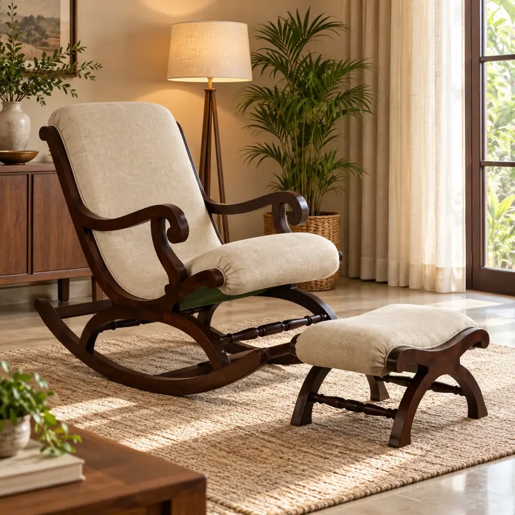 Rocker with Footstool — photo 3