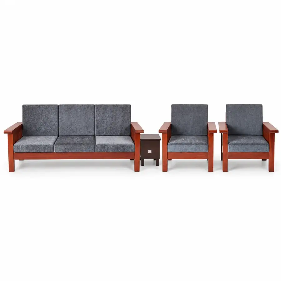 Rosewood Grey Sofa Set