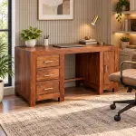 Rosewood Office Desk – solid teak, Teakwood Factory