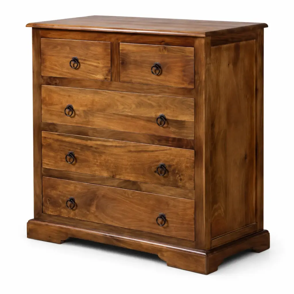 Rustic Six-Drawer Chest — photo 1