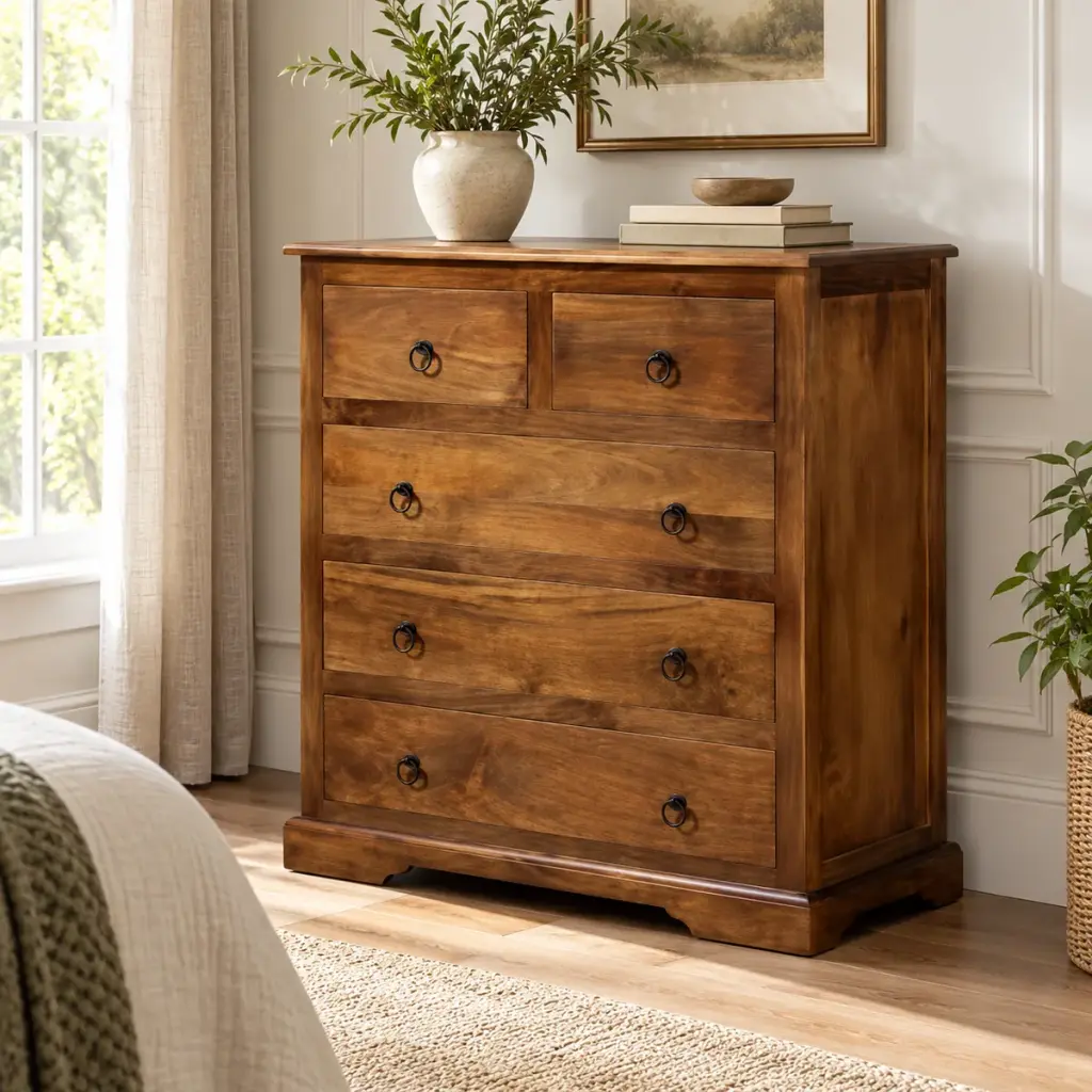 Rustic Six-Drawer Chest — photo 3