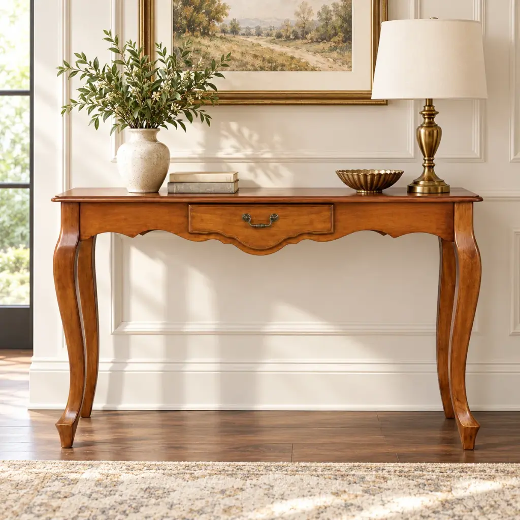 Scalloped Cabriole Console — photo 3