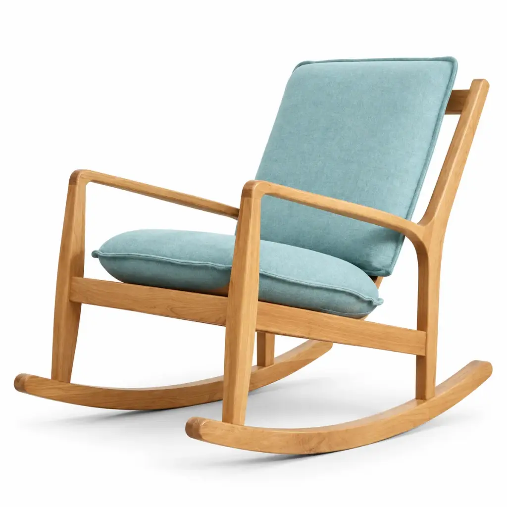 Sky-Blue Cushioned Rocker — photo 2
