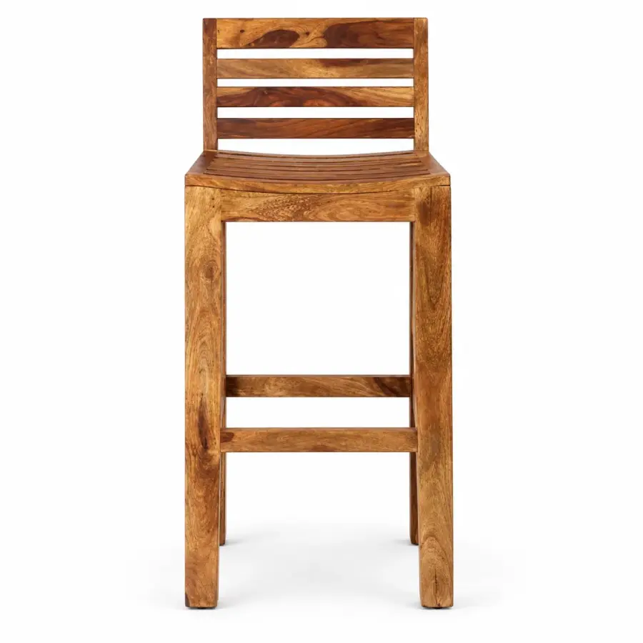 Slat-Back Counter Chair