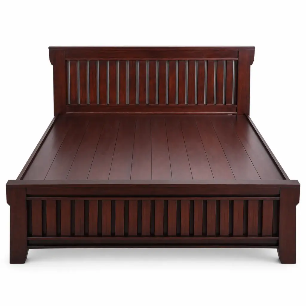 Slatted Espresso Cot — photo 1