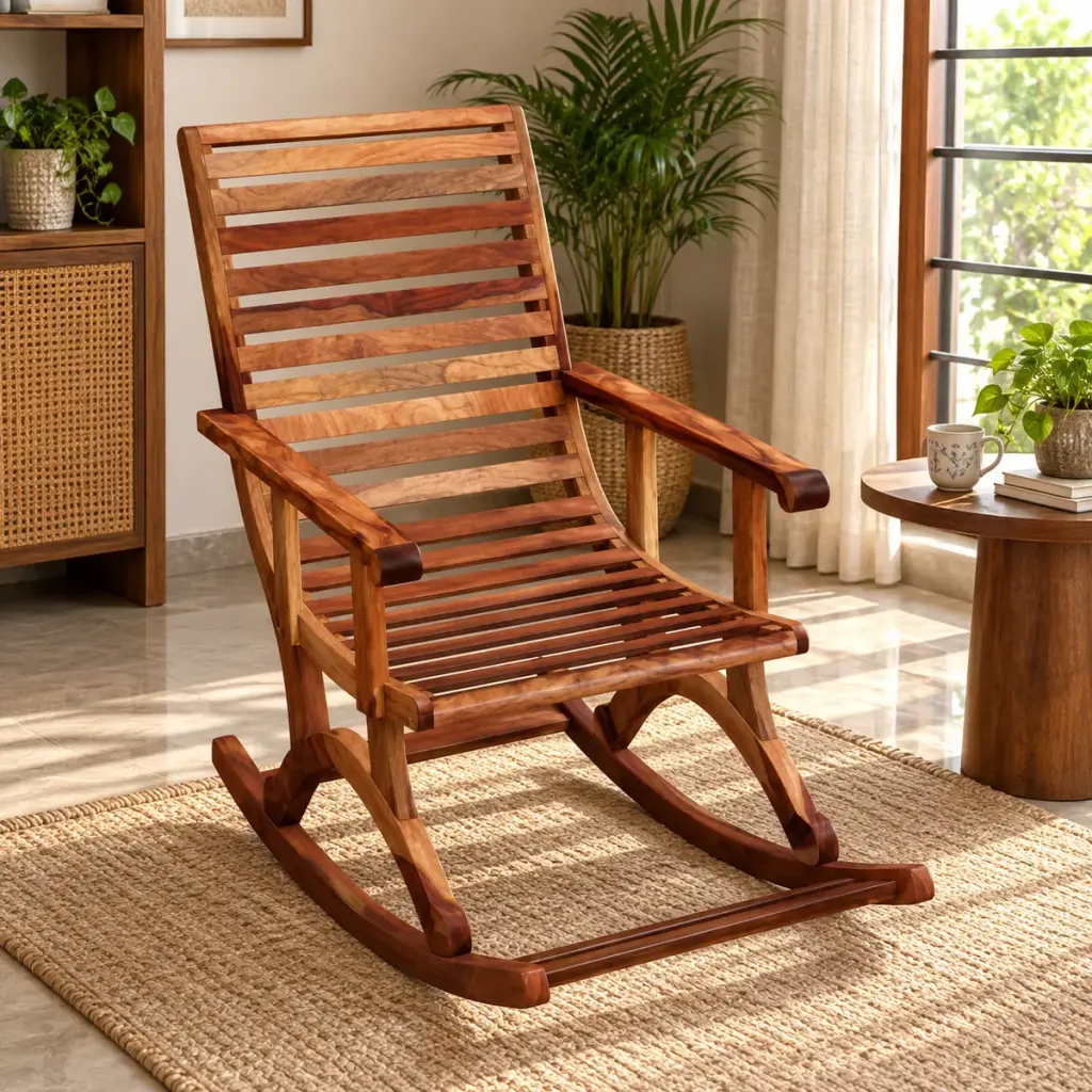 Slatted Recliner Rocker — photo 3