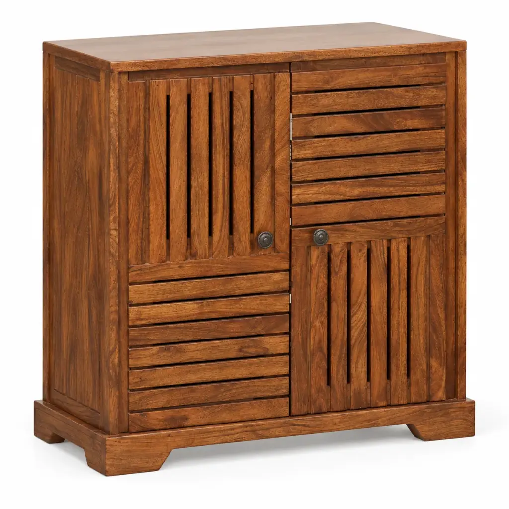 Slatted Shoe Cabinet — photo 2