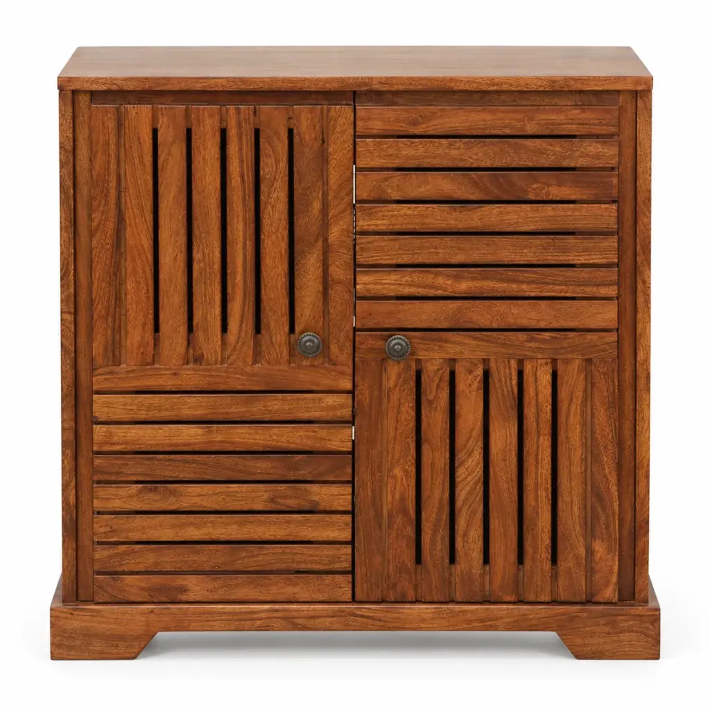 Slatted Shoe Cabinet — photo 1