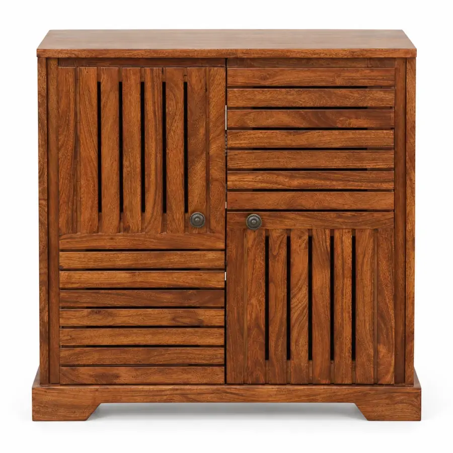 Slatted Shoe Cabinet