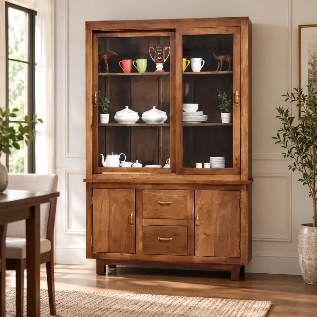 Sliding-Glass Crockery Cabinet — photo 3