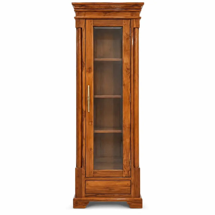 Slim Glass Display Almirah