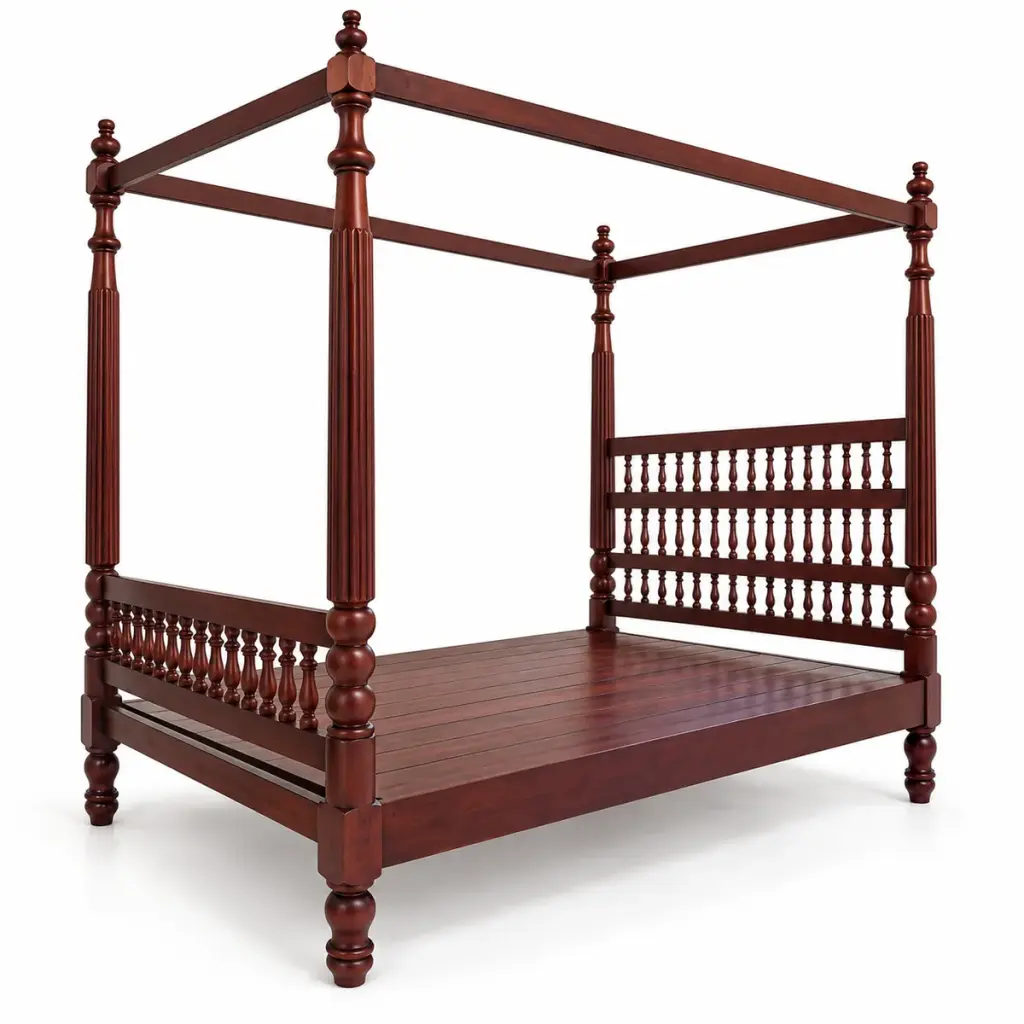 Spindle Four-Poster Bed — photo 2