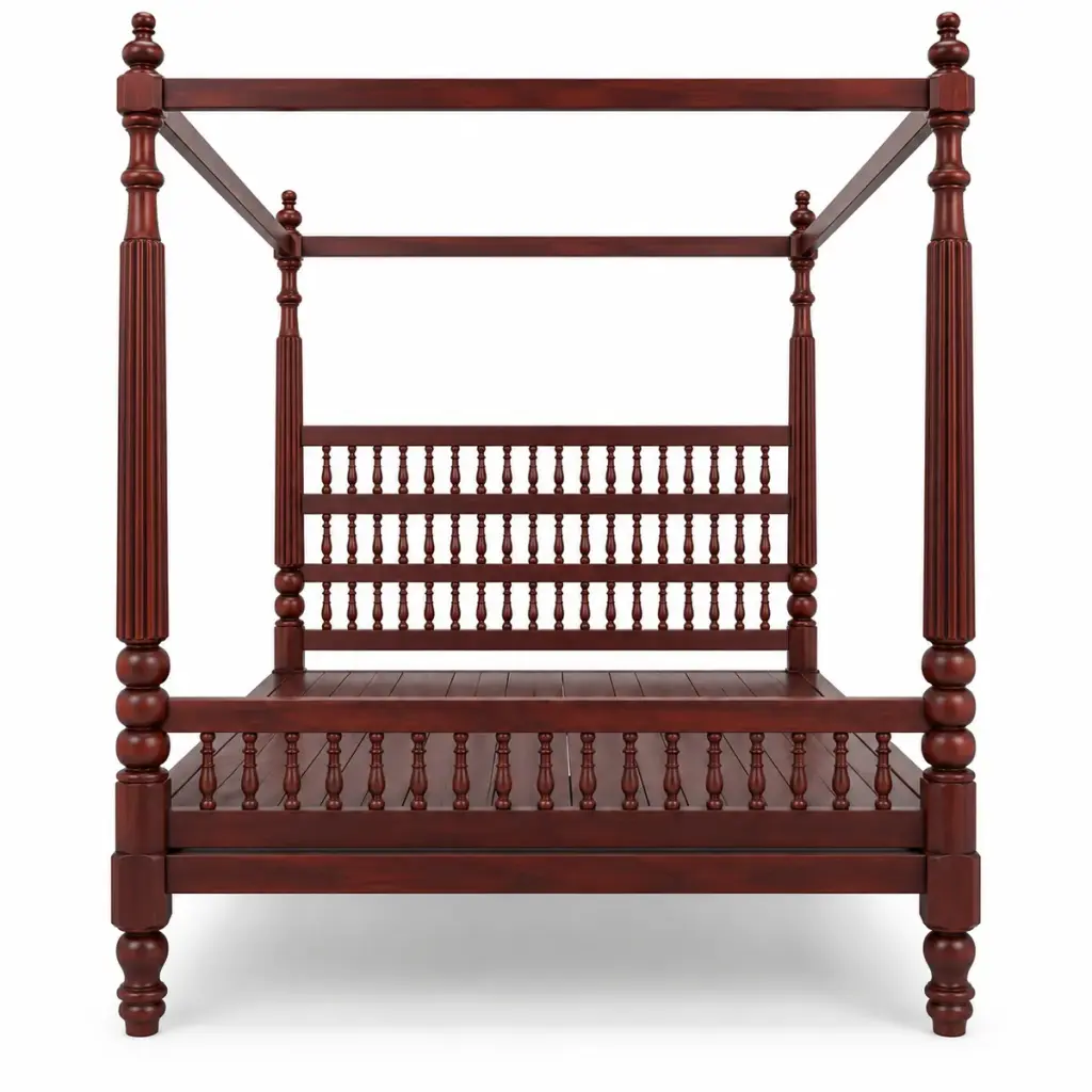 Spindle Four-Poster Bed — photo 1