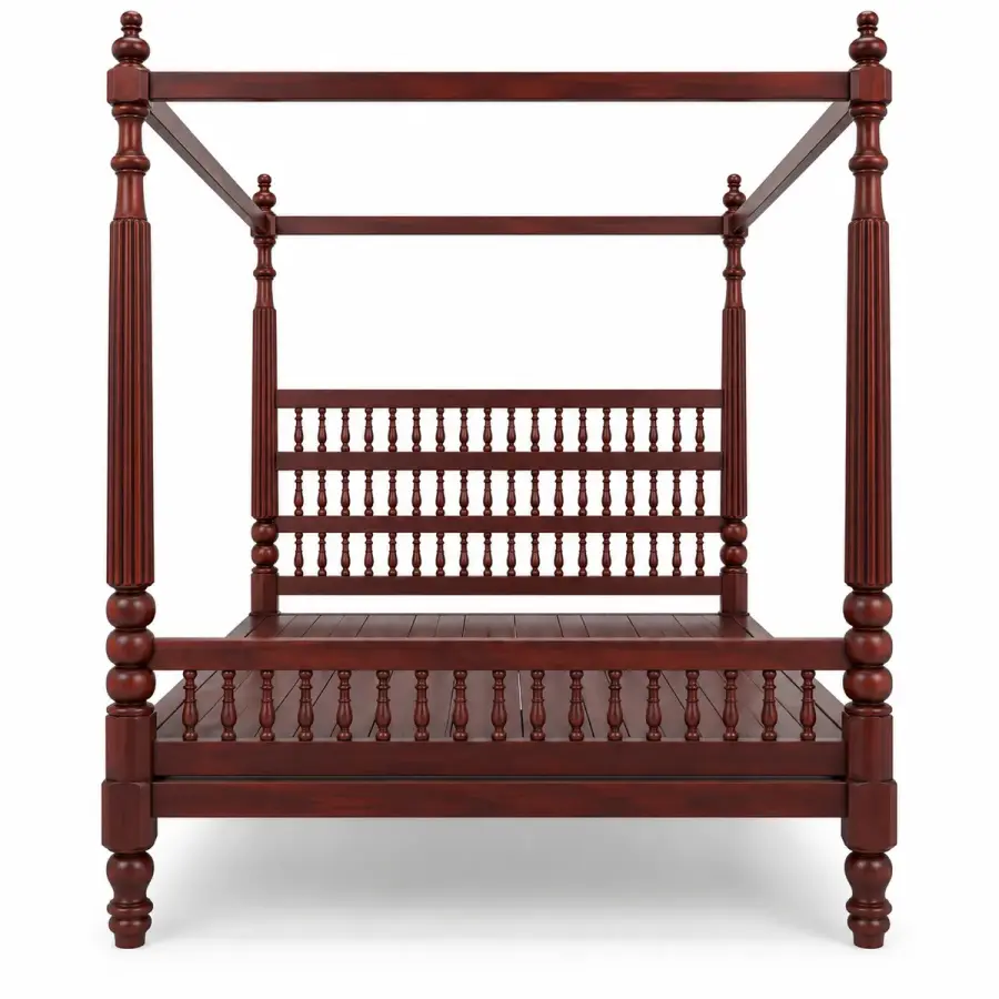 Spindle Four-Poster Bed