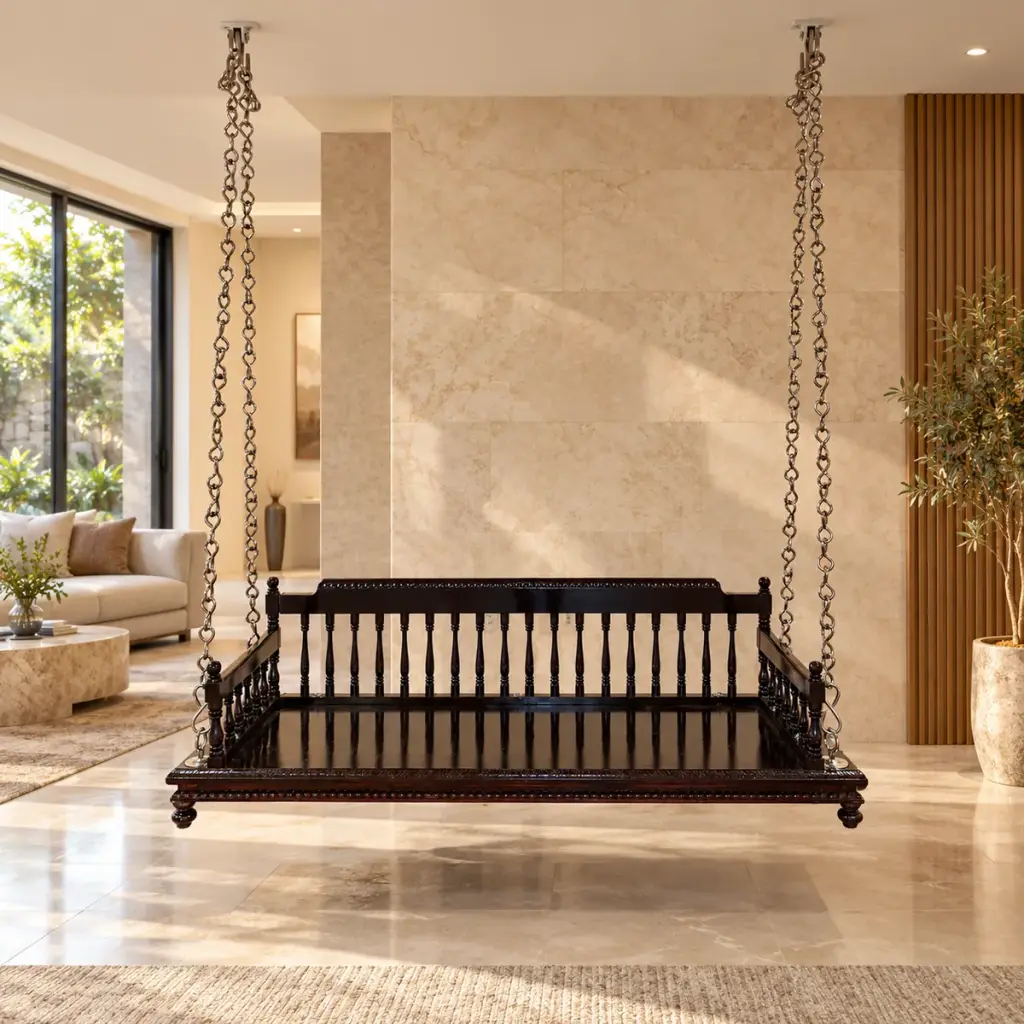 Spindle-Rail Hanging Oonjal — photo 3