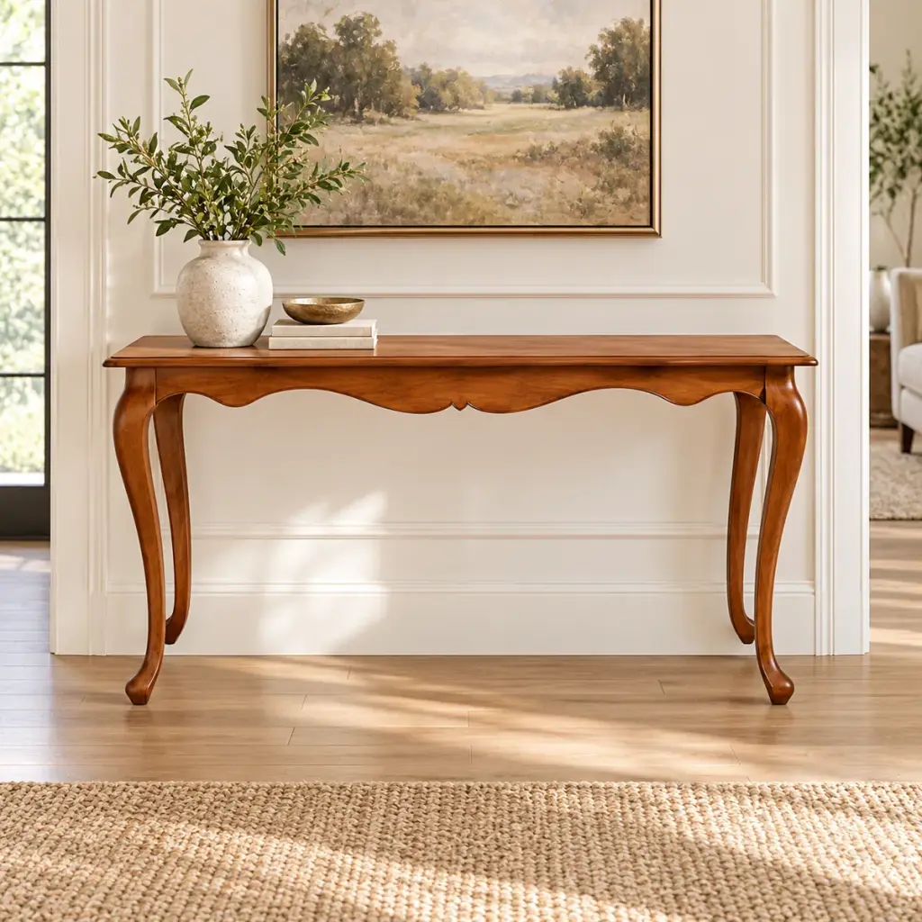 Stretcher Cabriole Console — photo 3