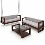 Swing & Sofa Living Set – solid teak, Teakwood Factory