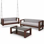 Swing & Sofa Living Set – solid teak, Teakwood Factory