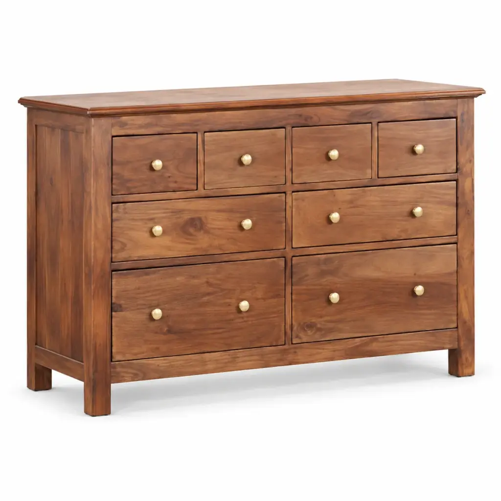 Ten-Drawer Brass-Knob Chest — photo 2
