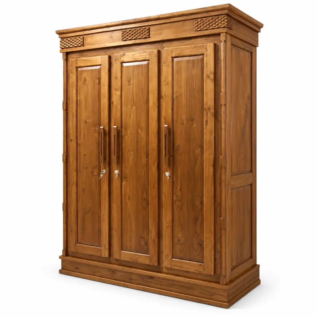 Three-Door Panel Almirah — photo 2