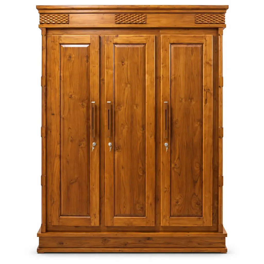 Three-Door Panel Almirah — photo 1
