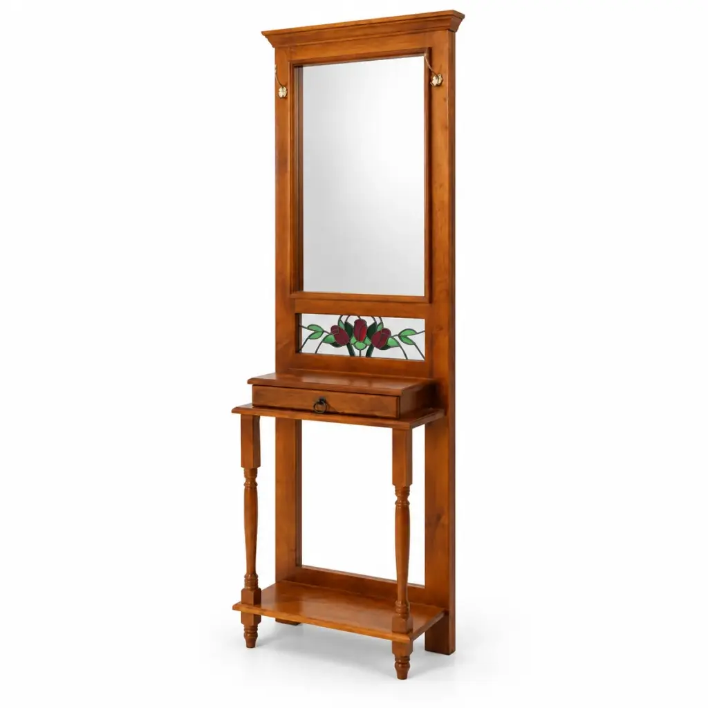 Tile-Inlay Hall Mirror — photo 2