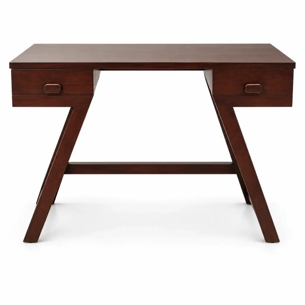 Trestle Desk with Corner Table — photo 1