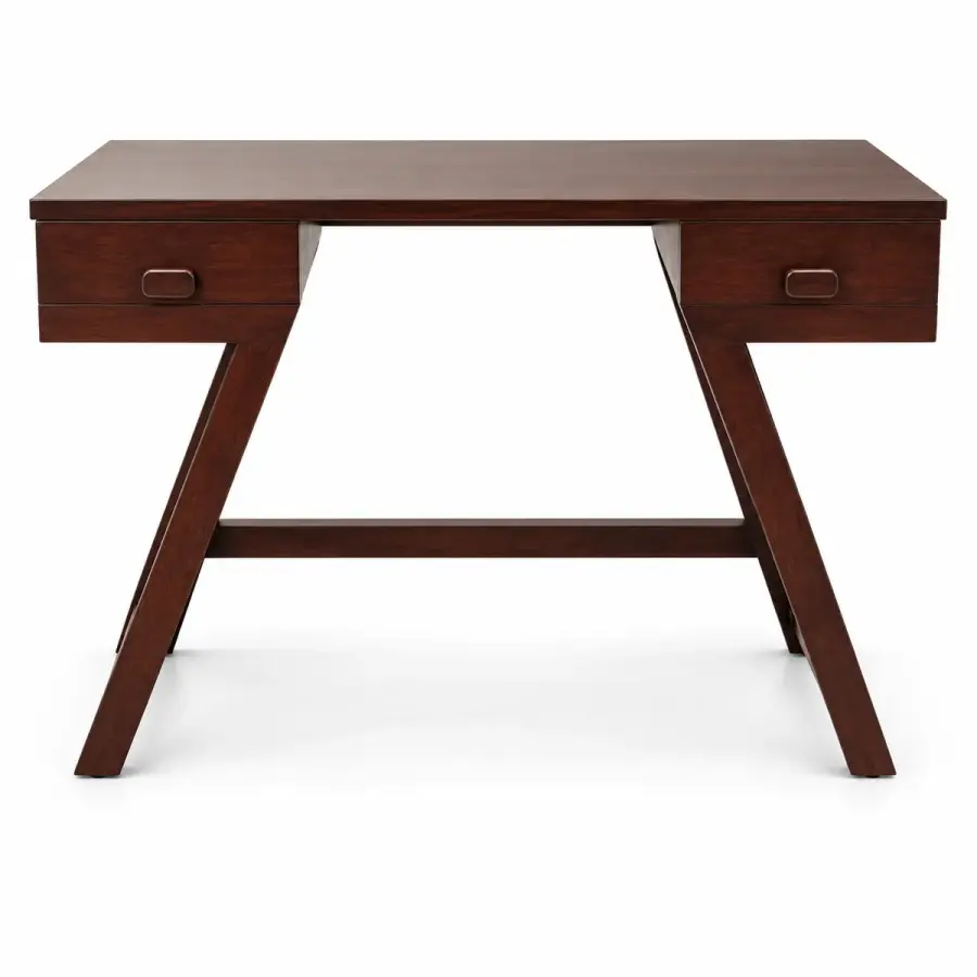 Trestle Desk with Corner Table